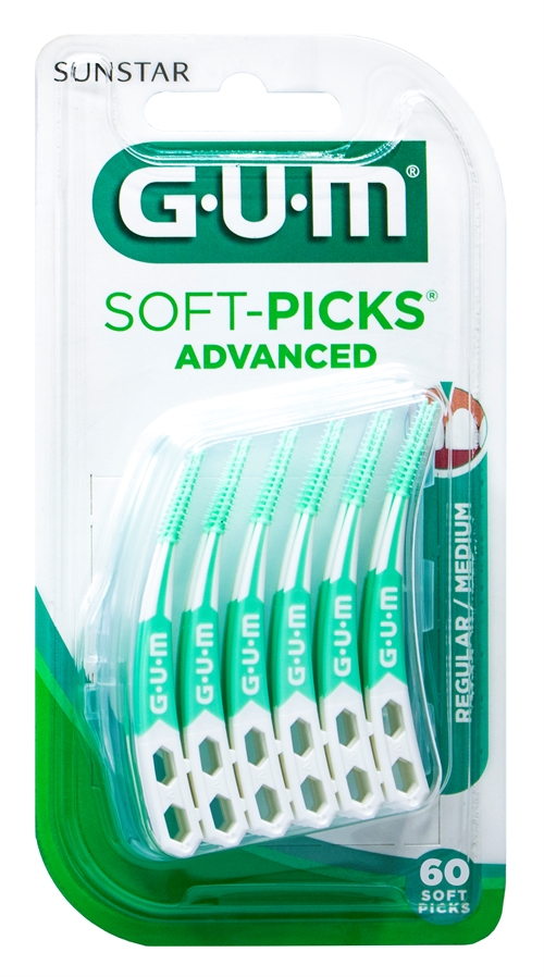 GUM Soft-Picks Advanced Medium 60 stk